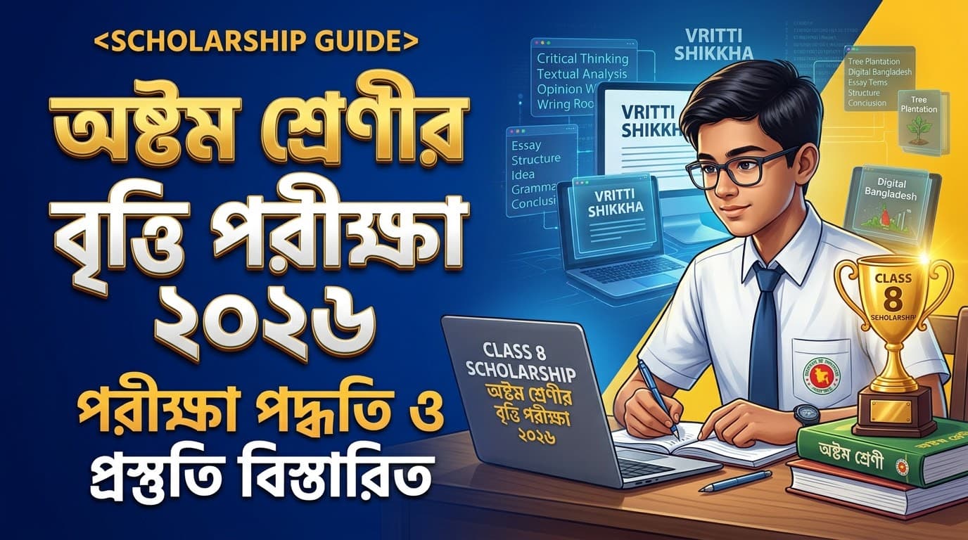 অষ্টম শ্রেণীর বৃত্তি পরীক্ষা ২০২৬